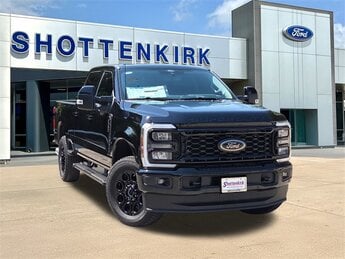 2025 Agate Black Metallic Ford Super Duty F-350 SRW Lariat Power Stroke 6.7L V8 DI 32V OHV Turbodiesel Engine Truck Automatic