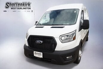 2025 Oxford White Ford Transit-350 Base AWD 3 Door EcoBoost 3.5L V6 GTDi DOHC 24V Twin Turbocharged Engine Van Automatic
