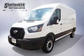 2025 Oxford White Ford Transit-250 Base Automatic RWD 3 Door Van 3.5L V6 Flex Fuel Engine