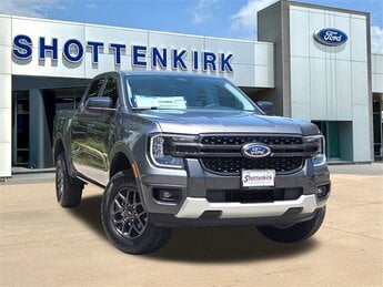 2025 Gray Metallic Ford Ranger XLT 4 Door Truck Automatic EcoBoost 2.3L I4 GTDi DOHC Turbocharged VCT Engine RWD
