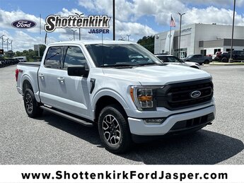 2022 Space White Metallic Ford F-150 XLT 4X4 Automatic 4 Door Truck 2.7L V6 EcoBoost Engine