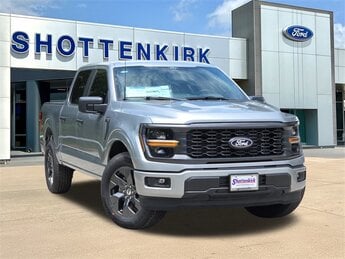 2025 Iconic Silver Metallic Ford F-150 STX Truck 4 Door 5.0L V8 Engine RWD