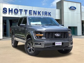 2025 Gray Metallic Ford F-150 STX 4X4 Truck Automatic 4 Door 2.7L V6 EcoBoost Engine