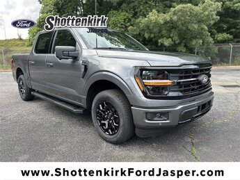 2025 Carbonized Gray Metallic Ford F-150 XLT 4 Door 2.7L V6 EcoBoost Engine RWD Truck