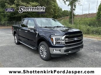 2024 Antimatter Blue Metallic Ford F-150 Lariat 5.0L V8 Engine 4 Door Truck 4X4