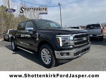 2025 Agate Black Metallic Ford F-150 Lariat 4X4 3.5L V6 EcoBoost Engine Truck Automatic