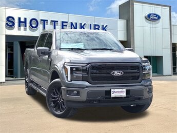 2025 Gray Metallic Ford F-150 Lariat 3.5L V6 EcoBoost Engine 4X4 Truck 4 Door