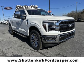 2025 Star White Metallic Tri-Coat Ford F-150 Lariat 3.5L PowerBoost Full-Hybrid V6 Engine Automatic 4 Door Truck 4X4
