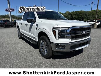 2025 Oxford White Ford F-150 Lariat Truck 3.5L PowerBoost Full-Hybrid V6 Engine Automatic 4 Door