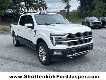 2024 Star White Metallic Tri-Coat Ford F-150 King Ranch Truck Automatic 3.5L PowerBoost Full-Hybrid V6 Engine 4 Door 4X4