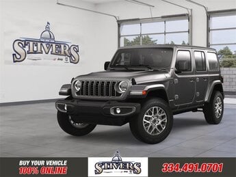2025 Granite Crystal Metallic Clearcoat Jeep Wrangler Sahara 4 Door SUV Automatic 3.6L V6 24V VVT Engine 4X4
