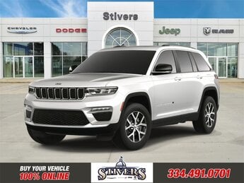 2025 Bright White Clearcoat Jeep Grand Cherokee Limited Automatic 4 Door RWD SUV