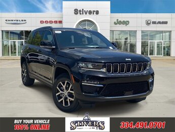 2025 Diamond Black Crystal Pearlcoat Jeep Grand Cherokee Limited SUV Automatic RWD 3.6L V6 24V VVT Engine