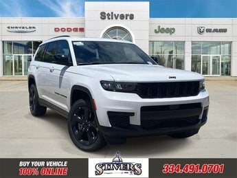 2025 Bright White Clearcoat Jeep Grand Cherokee L Altitude X 3.6L V6 24V VVT Engine RWD 4 Door SUV Automatic