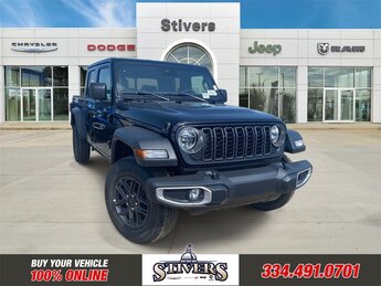 2025 Black Clearcoat Jeep Gladiator Sport S 3.6L V6 24V VVT Engine 4 Door Automatic 4X4
