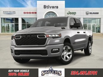 2025 Billet Silver Metallic Clearcoat Ram 1500 Tradesman Truck 4 Door Automatic 3.6L V6 24V VVT Engine