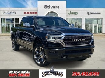 2021 Diamond Black Crystal Pearlcoat Ram 1500 Limited HEMI 5.7L V8 Multi Displacement VVT Engine RWD 4 Door Automatic