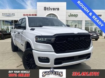 2025 Bright White Clearcoat Ram 1500 Big Horn/Lone Star 4X4 3.0L I6 Engine Automatic 4 Door