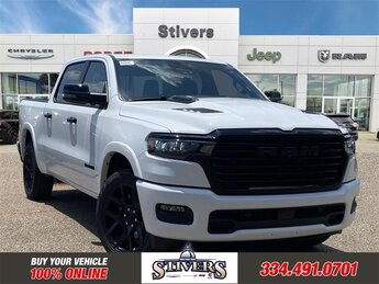 2025 Bright White Clearcoat Ram 1500 Laramie 4 Door Truck 3.0L I6 Engine 4X4 Automatic