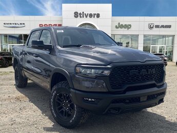 2025 Granite Crystal Metallic Clearcoat Ram 1500 Rebel 4 Door Automatic 3.0L I6 Engine Truck 4X4