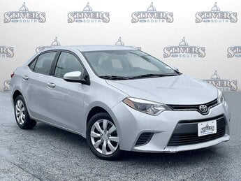 2015 Classic Silver Metallic Toyota Corolla LE Car 4 Door 1.8L I4 DOHC Dual VVT-i Engine FWD Automatic (CVT)