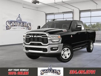2025 Diamond Black Crystal Pearlcoat Ram 2500 Tradesman 6.7L I6 Engine 4X4 4 Door