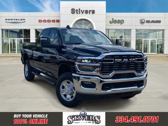 2025 Diamond Black Crystal Pearlcoat Ram 2500 Tradesman 4X4 Truck 6.7L I6 Engine