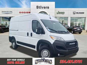 2024 Bright White Clearcoat Ram ProMaster 1500 Base 3 Door FWD 3.6L V6 24V VVT Engine Van Automatic