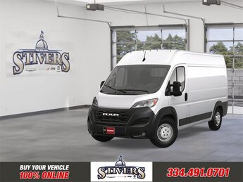 2025 Bright White Clearcoat Ram ProMaster 1500 Base 3.6L V6 24V VVT Engine FWD Van Automatic