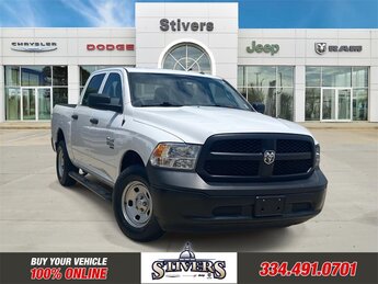 2022 Bright White Clearcoat Ram 1500 Classic Tradesman 4X4 Truck 3.6L V6 24V VVT Engine 4 Door