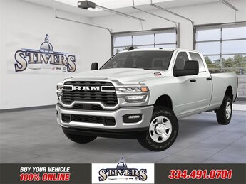 2025 Bright White Clearcoat Ram 2500 Tradesman Truck 4 Door RWD 6.4L V8 Engine Automatic