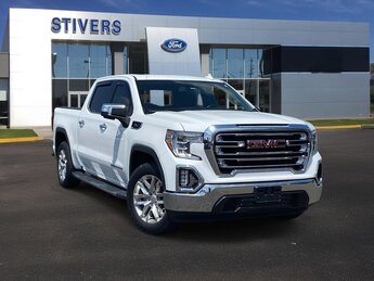 2019 Summit White GMC Sierra 1500 SLT Truck RWD Automatic 4 Door EcoTec3 5.3L V8 Engine