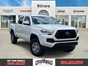 2022 White Toyota Tacoma SR 3.5L V6 PDI DOHC 24V LEV3-ULEV70 278hp Engine 4X4 Automatic 4 Door