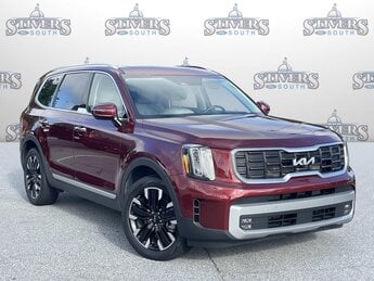 2023 Dawning Red Kia Telluride SX 3.8L V6 DGI DOHC Dual CVVT Engine 4 Door SUV FWD Automatic
