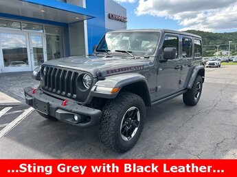 2021 Sting-Gray Clearcoat Jeep Wrangler Unlimited Rubicon 4X4 SUV 4 Door Automatic 2.0L I4 DOHC Engine