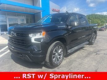 2022 Black Chevrolet Silverado 1500 RST Automatic 4 Door EcoTec3 5.3L V8 Engine Truck 4X4