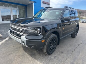 2025 Shadow Black Ford Bronco Sport Badlands EcoBoost 2.0L I4 GTDi DOHC Turbocharged VCT Engine 4X4 Automatic SUV