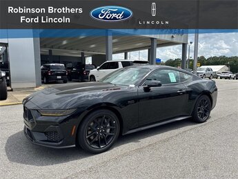 2025 Shadow Black Ford Mustang GT Car 5.0L V8 Ti-VCT Engine RWD 2 Door