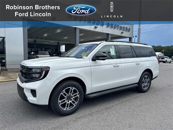 2025 White Ford Expedition Max Automatic SUV 4 Door EcoBoost 3.5L V6 GTDi DOHC 24V Twin Turbocharged Engine