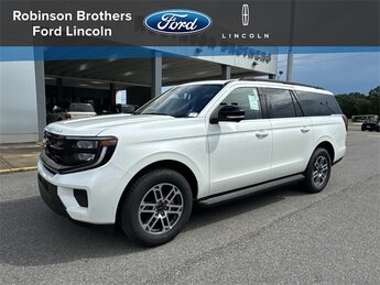 2025 White Ford Expedition Max 4 Door EcoBoost 3.5L V6 GTDi DOHC 24V Twin Turbocharged Engine Automatic