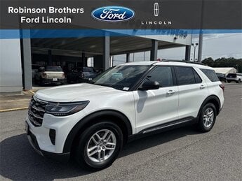2025 White Ford Explorer Active 4 Door RWD Automatic 2.3L EcoBoost I-4 Engine SUV