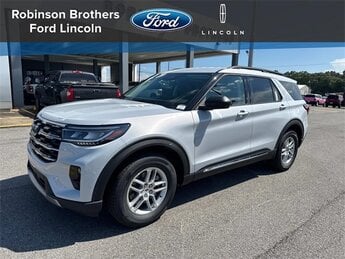 2025 White Ford Explorer Active 2.3L EcoBoost I-4 Engine SUV 4 Door RWD