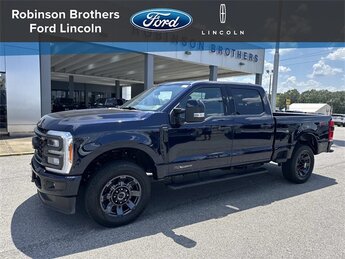 2023 Antimatter Blue Metallic Ford Super Duty F-250 SRW Lariat 4 Door Power Stroke 6.7L V8 DI 32V OHV Turbodiesel Engine 4X4 Automatic Truck