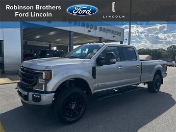 2021 Iconic Silver Metallic Ford Super Duty F-350 SRW Lariat 4X4 Truck Power Stroke 6.7L V8 DI 32V OHV Turbodiesel Engine 4 Door Automatic