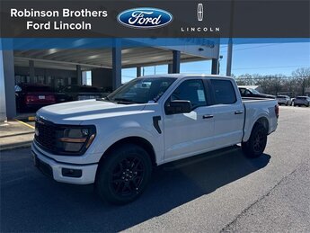 2025 White Metallic Ford F-150 STX 4 Door Truck Automatic 2.7L V6 EcoBoost Engine