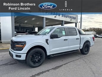 2025 Iconic Silver Metallic Ford F-150 STX RWD Automatic 4 Door 2.7L V6 EcoBoost Engine