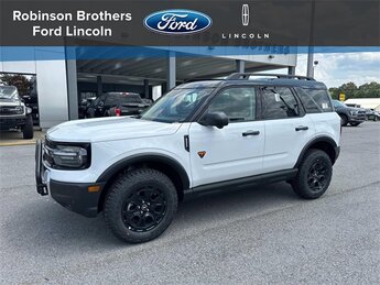 2025 Oxford White Ford Bronco Sport Badlands Automatic EcoBoost 2.0L I4 GTDi DOHC Turbocharged VCT Engine SUV