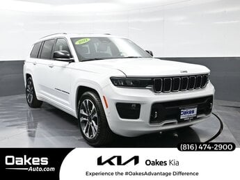 2022 Bright White Clearcoat Jeep Grand Cherokee L Overland 4X4 4 Door 3.6L V6 24V VVT Engine