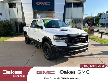 2021 Bright White Clearcoat Ram 1500 Rebel 4 Door Automatic Truck 4X4