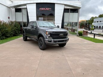 2021 Gray Ford Super Duty F-250 SRW Lariat Automatic Power Stroke 6.7L V8 DI 32V OHV Turbodiesel Engine Truck 4 Door 4X4